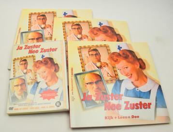 3 x Ja Zuster Nee Zuster kijk lees doe boek + DVD 