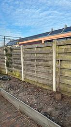 Gratis  schuttingen, Tuin en Terras, Minder dan 3 meter, Ophalen of Verzenden, Hout, 1 tot 2 meter