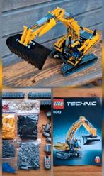Lego technic Graafmachine Bestuurbaar 8043 compleet + doos, Ophalen of Verzenden, Zo goed als nieuw