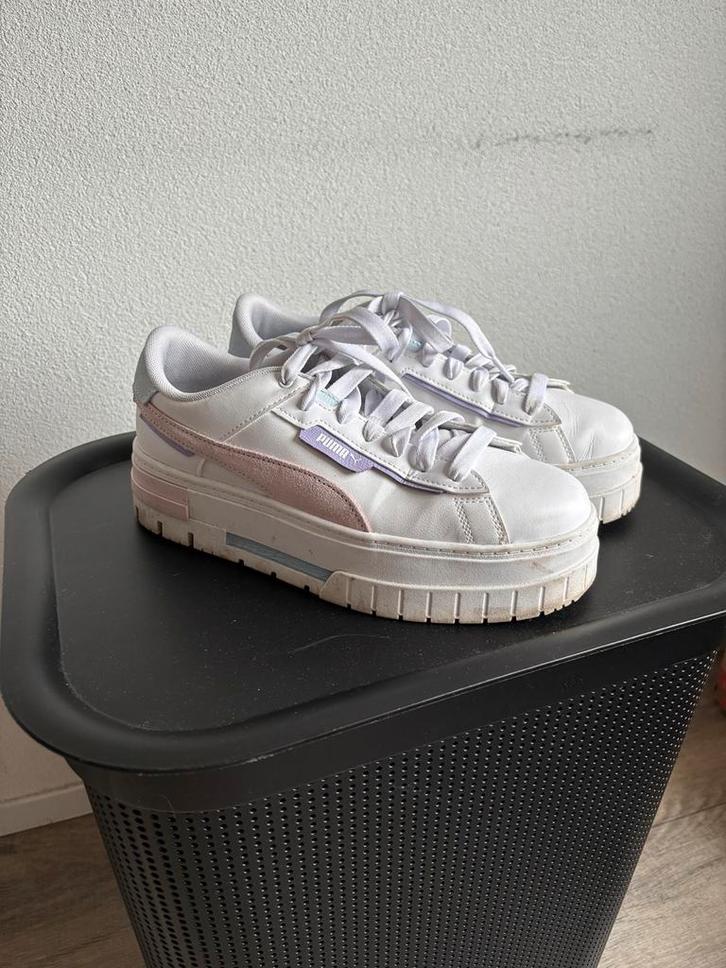 Leuke Puma sneakers, Kleding | Dames, Schoenen, Zo goed als nieuw, Sneakers of Gympen, Wit, Ophalen of Verzenden