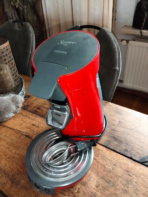 Rode Senseo koffiezetapparaat, Witgoed en Apparatuur, Koffiezetapparaten, Zo goed als nieuw, Koffiemachine, Ophalen of Verzenden