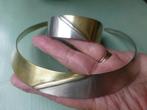 MENNO MEIJER Set: Spang + Armband / gesigneerd, Verzenden, Brons, Armband