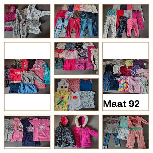 Bananendoos vol meisjeskleding maat 92 - €53, Kinderen en Baby's, Kinderkleding | Maat 92, Gebruikt, Meisje, Ophalen of Verzenden