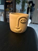 Leuke bloempot met gezicht, Ophalen, Gebruikt, Overige kleuren, Aardewerk of Porselein