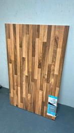 Werkblad noten 28mm, 130x80, geplastificeerd, nieuw, Doe-het-zelf en Verbouw, Platen en Panelen, Ophalen, Nieuw, Hout, 20 tot 50 mm