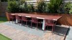 Robuuste (4M) Boomstam tafel, Ophalen, Gebruikt, 200 cm of meer, 50 tot 100 cm