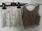Glitter Rok & Top Set - ZARA, Kleding | Dames, Ophalen of Verzenden, Zo goed als nieuw