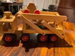Fagus houten autotransporter, Ophalen of Verzenden, Zo goed als nieuw