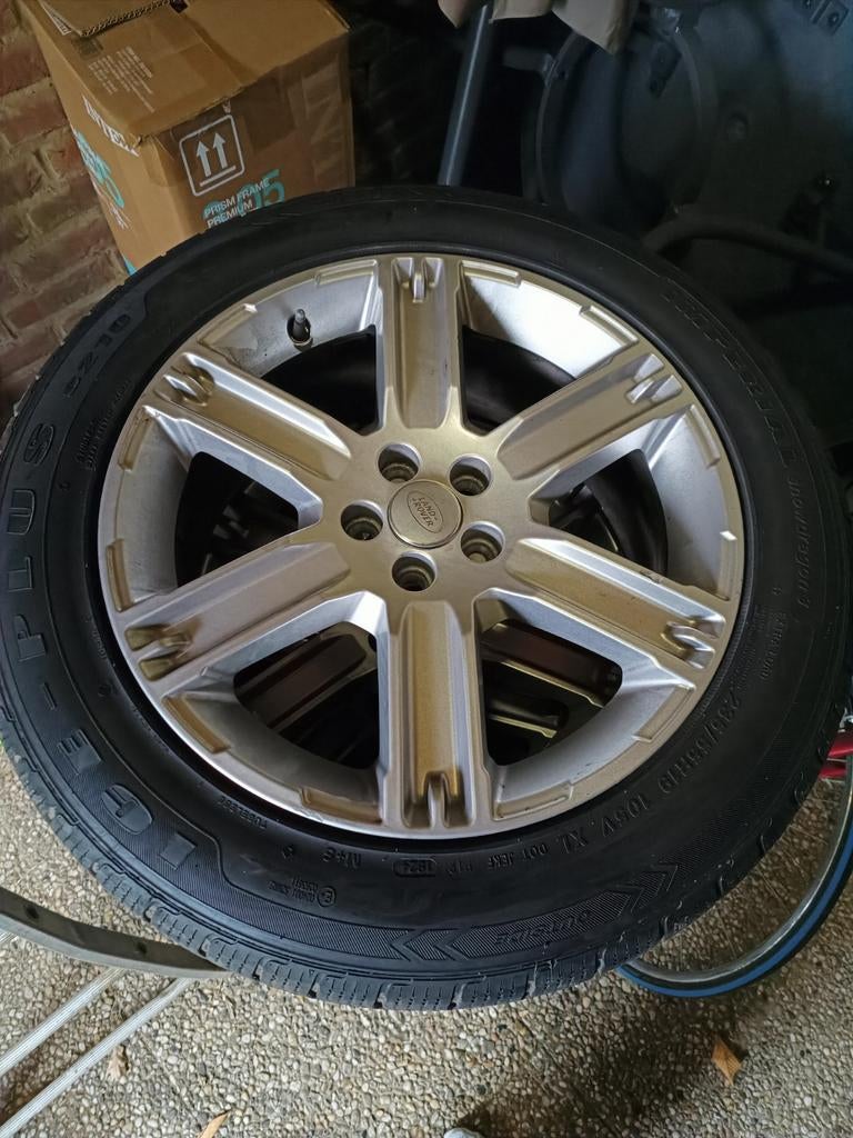 Velgen met banden, 19 inch, Gebruikt, 255 mm, Velg(en)