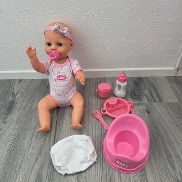New Born Baby Pop met Accessoires 43 cm roze

 beschikbaar voor biedingen