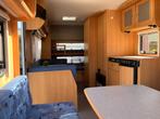 Dethleffs New Line 490TK met stapelbed 2002, Caravans en Kamperen, Caravans, Particulier, 5 tot 6 meter, Tot en met 5, Rondzit