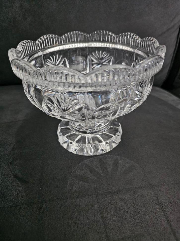 Kristallen Bonbonschaal, Antiek en Kunst, Antiek | Glas en Kristal, Ophalen of Verzenden