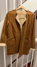 Suede jasje maat m lang vest, Ophalen of Verzenden, Zo goed als nieuw, Maat 38/40 (M)
