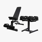 Verstelbare Dumbells set: 32kg+stand.Laagste prijsgarantie!!, Sport en Fitness, Nieuw, Ophalen of Verzenden, Rug, Dumbbell