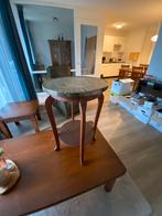 Rooktafel , Bijzet tafel met koper blad antiek, Ophalen