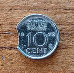 Misslag dubbeltje uit 1972, Postzegels en Munten, Munten | Nederland, Verzenden, Koningin Juliana, 10 cent