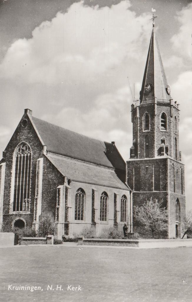 KRUININGEN Ned. Herv. Kerk, Verzamelen, Ansichtkaarten | Nederland, Gelopen, Zeeland, 1960 tot 1980, Verzenden