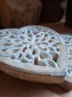 Houten hart handgemaakt (nieuw), Verzenden, Nieuw