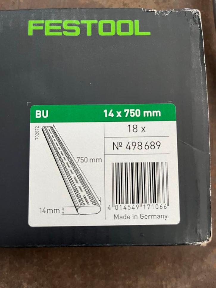 Festool Domino Deufel 14x750mm - Nieuw in doos!, Doe-het-zelf en Verbouw, Hout en Planken, Nieuw, Overige typen, Overige houtsoorten