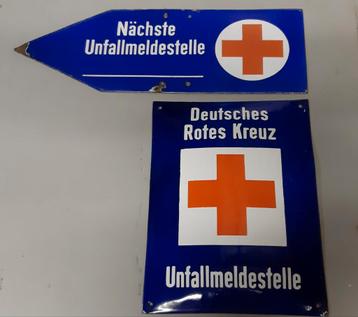Deutsches Rotes Kreuz Emaille Bord Schild Rode Kruis beschikbaar voor biedingen