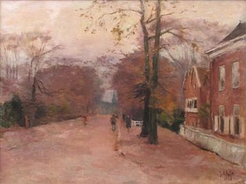 J.E. Akkeringa jr, Laren, 45x60cm, incl bladg. lijst, 550,-  beschikbaar voor biedingen