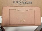 Original COACH Women's Accordion Zip Wallet - Nude Pink, Overige kleuren, Nieuw, Leer, Ophalen