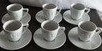 NESPRESSO ESPRESSO KOPJES EN SCHOTELTJES , logo vierkant, 6, Huis en Inrichting, Keuken | Servies, Overige materialen, Ophalen of Verzenden