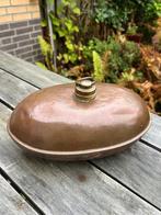 Antieke koperen kruik, bedwarmer, Antiek en Kunst, Ophalen of Verzenden, Koper