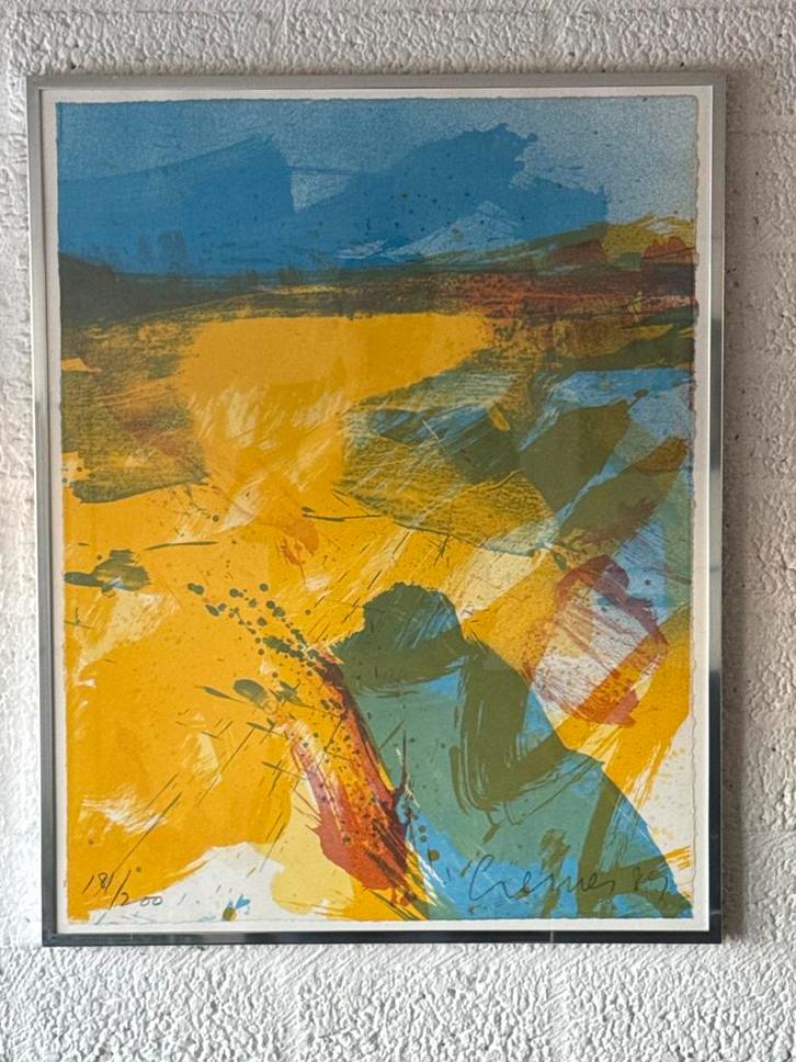 Jan Cremer - Kaukasus - Zeefdruk 1989, Antiek en Kunst, Kunst | Litho's en Zeefdrukken, Ophalen