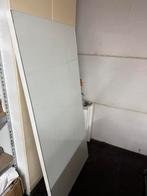Eetkamertafel met glazen plaat, Huis en Inrichting, Tafels | Eettafels, Ophalen, Gebruikt, 50 tot 100 cm, Vijf personen of meer
