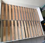 Ikea Brimnes Uitschuifbed + Matrassen, Huis en Inrichting, Ophalen, Wit, Tweepersoons, 80 cm