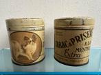 2x blikje Deconinck Harelbeke Tabak a Priser pepermint Snuif, Ophalen of Verzenden, Gebruikt, Overige