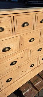 Massief grenen ladekast commode, Huis en Inrichting, Ophalen, R.kooij65@gmail.com, Christiaen Huygensstraat, Minder dan 100 cm