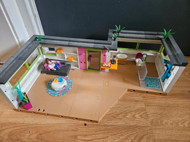 Playmobil Vakantiehuis Compleet met Inrichting, Kinderen en Baby's, Speelgoed | Playmobil, Gebruikt, Complete set, Ophalen of Verzenden
