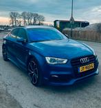 Audi A3 1.6 TDI 81KW Sedan S-tronic 2016 Blauw Automaat, Auto's, 680 kg, 4 cilinders, Blauw, Leder en Stof