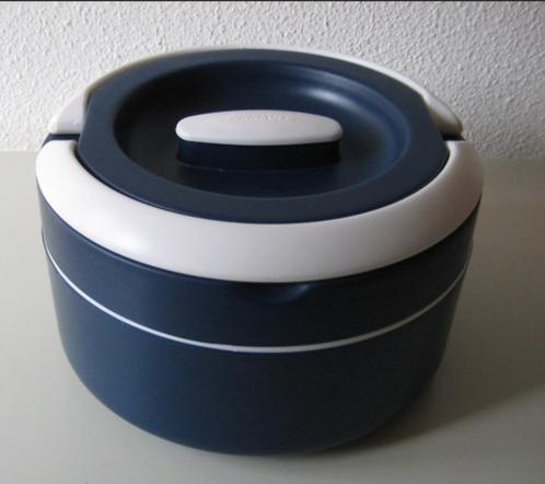 Nieuwe Warmhoudschaal  Kleur donderblauw met wit, Caravans en Kamperen, Caravan accessoires, Nieuw, Ophalen of Verzenden