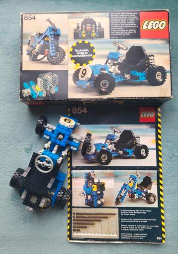 Lego Technic skelter / buggy auto / terrein wagon (set 854) beschikbaar voor biedingen
