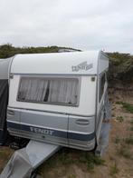 Nog erg nette Fendt Saphir 470TF caravan, Caravans en Kamperen, Caravans, Rondzit, Koelkast, Frans bed, Particulier