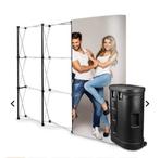 Beurswand achterwand opvouwbaar harmonica systeem, Ophalen, Zo goed als nieuw