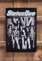 Status Quo Engelse vlag reclamebord van metaal wandbord deco, Verzamelen, Muziek, Artiesten en Beroemdheden, Info@deconoord.nl