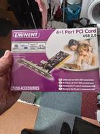 Eminent 4+1 Port PCI Card USB 2.0, Ophalen of Verzenden, Nieuw, Overige typen
