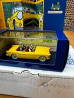 Kuifje auto bordurië gele cabrio zonnenloem 1:43 atlas nieuw, Verzamelen, Ophalen of Verzenden, Kuifje, Nieuw