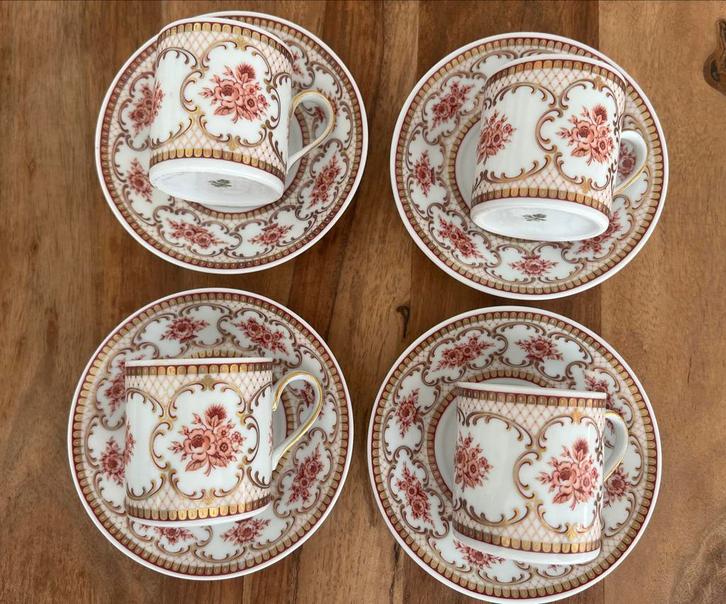 Jaeger Porselein Espresso Kop en Schotel Set - Vintage Duits, Antiek en Kunst, Antiek | Porselein, Ophalen of Verzenden