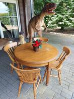 Antieke tafel met 4 stoelen, Ophalen