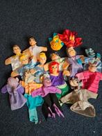 15 disney  handpoppen/poppenkastpoppen, Ophalen of Verzenden, Gebruikt, Beeldje of Figuurtje