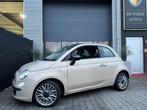 Fiat 500 Cappucinno | Pano | Leder | Digidash, Auto's, Fiat, Gebruikt, Zwart, Cabriolet, Beige