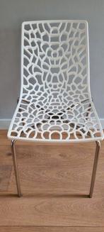 Moderne design stoel - wit - van de Zitfabriek, Ophalen, Wit, Zo goed als nieuw, Metaal