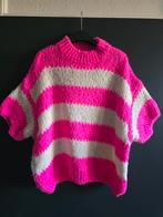Nieuwe trui fuchsia creme 40 42 44, Ophalen of Verzenden, Nieuw, Maat 42/44 (L), Roze