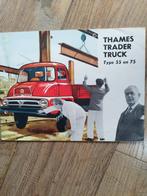Thames Trader Truck type 55 en 75 Brochure - 1960, Gelezen, Ophalen of Verzenden, Overige merken, Thames trader truck