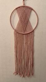 Macrame dromenvanger, roze, 20 cm diameter, Ophalen of Verzenden, Nieuw